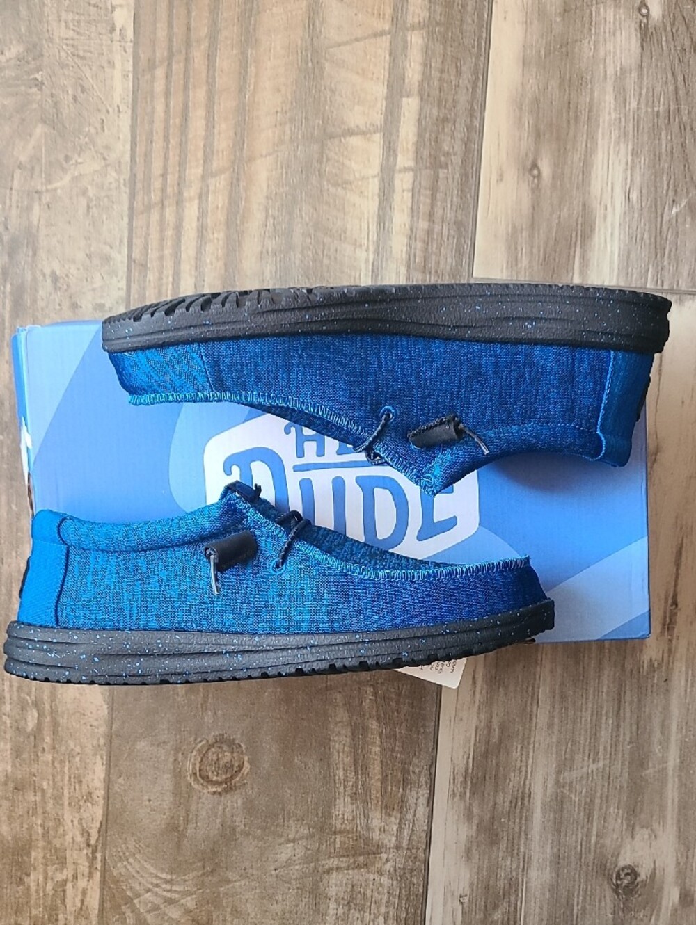Hey Dude Blue Slip-On Loafers for Men - Picture 4 of 6